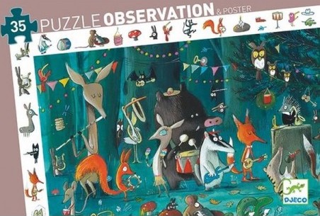 Puzzle d'observation l'orchestre Djeco